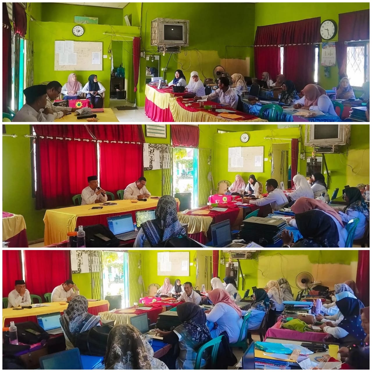 MTsN 2 MERANGIN GELAR RAPAT PENETAPAN KELULUSAN KELAS IX TP. 2023/2024