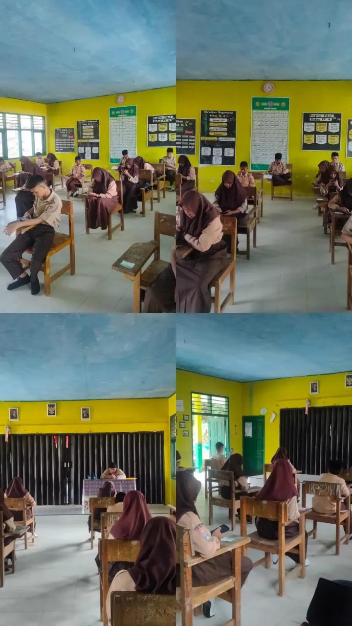 Pelaksanaan Asesmen Akhir Semester Genap Berbasis Android di MTs Negeri 2 Merangin