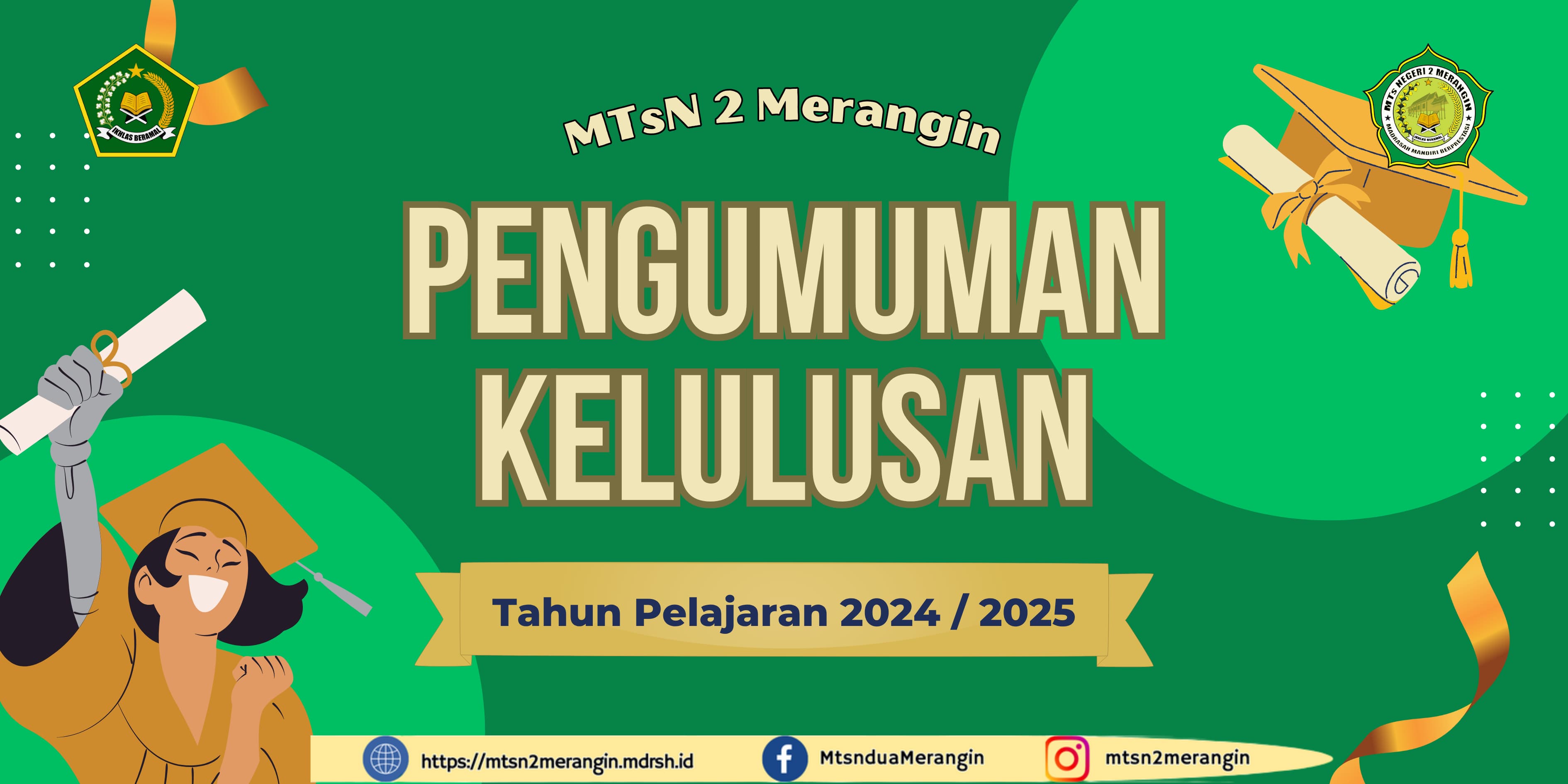 MTsN 2 Merangin Umumkan Daftar Lulusan Tahun Ajaran 2024/2025