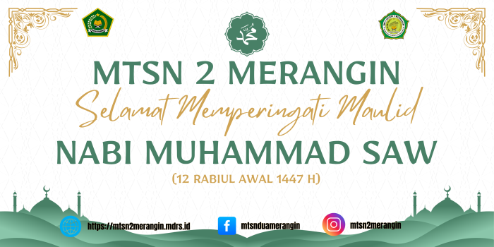 Selamat Memperingati Maulid Nabi Muhammad SAW 1447 H / 2025 M