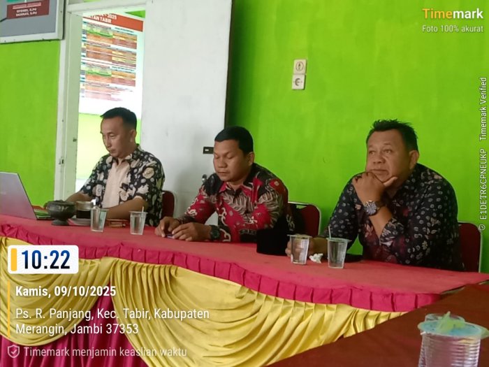 Rapat Pengurus PGRI Kecamatan Tabir di Kantor Korwil Pendidikan Tabir