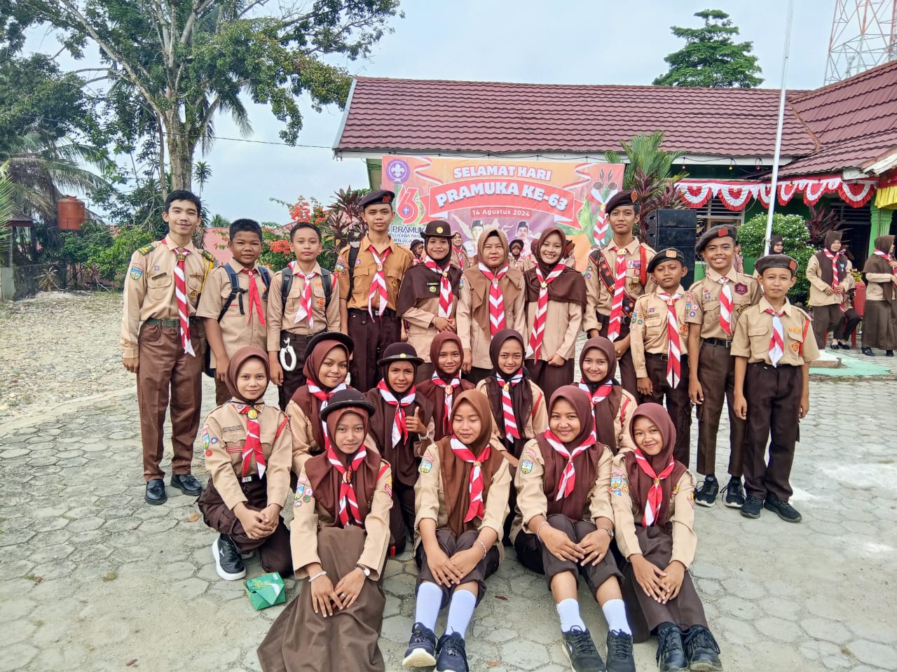 Upacara Hari Pramuka MTsN 2 Merangin, Pembina: Pramuka Berjiwa Pancasila Menjaga NKRI