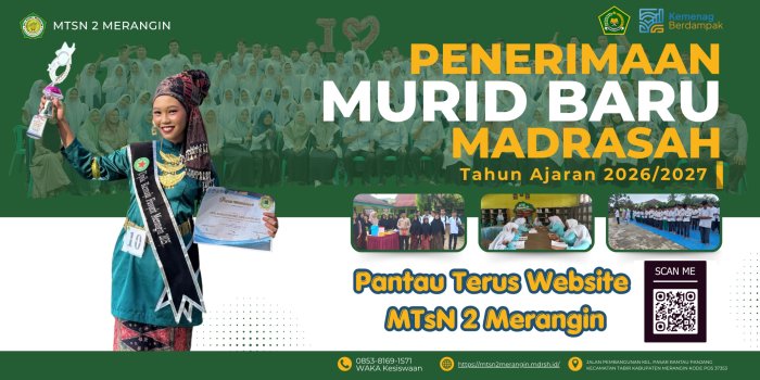 Kabar Gembira! MTsN 2 Merangin Segera Buka Pendaftaran Murid Baru Tahun Ajaran 2026/2027