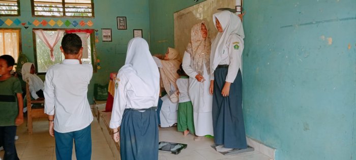 Puskesmas Rantau Panjang Adakan Pemeriksaan Kesehatan Gratis di MTsN 2 Merangin