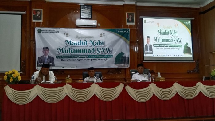Peringatan Maulid Nabi Muhammad SAW di Kantor Kementerian Agama Kabupaten Merangin